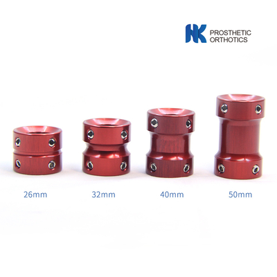 Aluminum Prosthetic Double Head Adapter For Children Length 50mm
