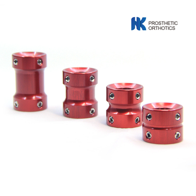Aluminum Prosthetic Double Head Adapter For Children Length 50mm