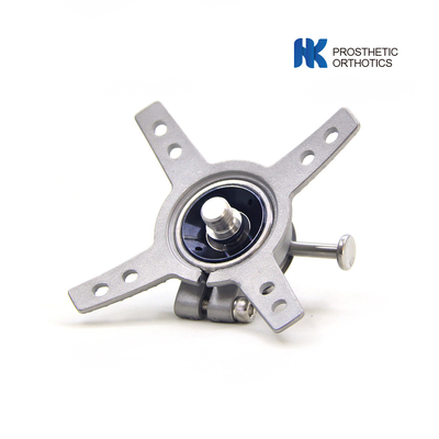 Four Prong Casting Steel Prosthetic Shuttle Lock With Pyramid Adapter And Short Pin