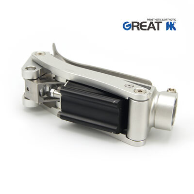 Prosthetic Geometric Lock Pneumatic Knee Joint For Disarticulation