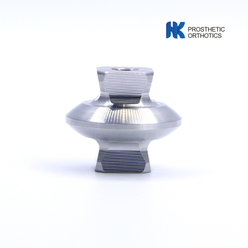 Stainless Steel Pediatric Double Pyramid Adapter For Max Load 45Kg 99lbs